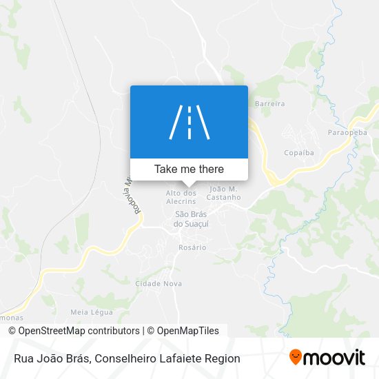 Rua João Brás map