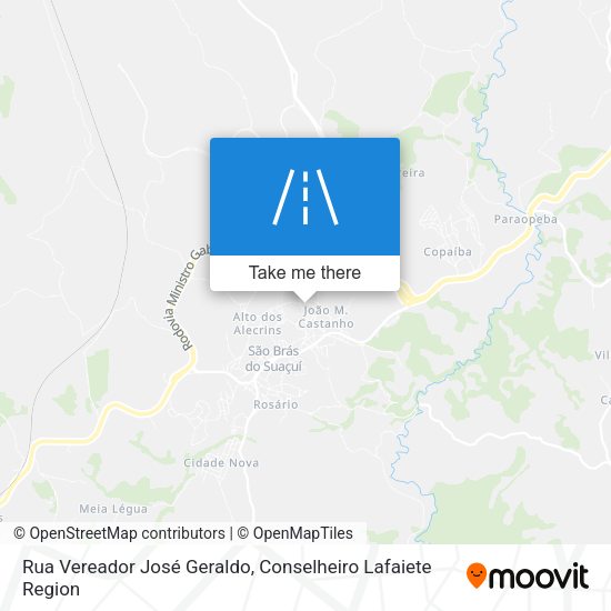 Rua Vereador José Geraldo map