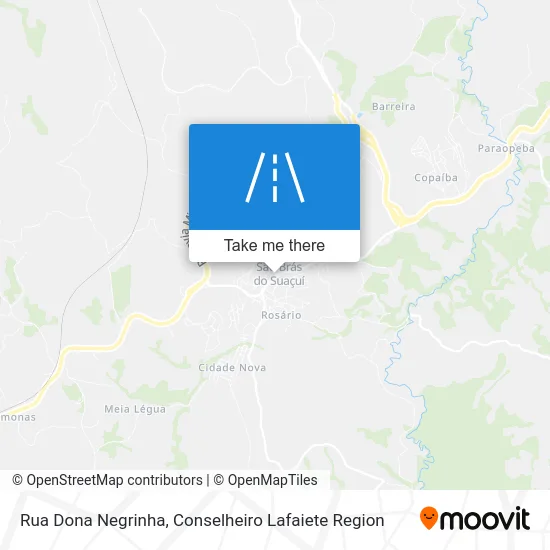 Rua Dona Negrinha map