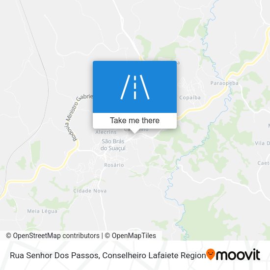 Rua Senhor Dos Passos map