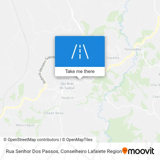 Rua Senhor Dos Passos map