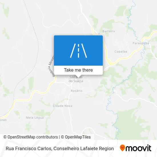 Rua Francisco Carlos map
