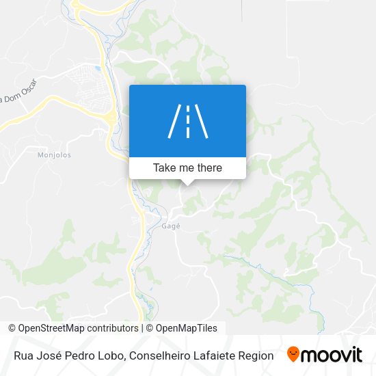 Rua José Pedro Lobo map