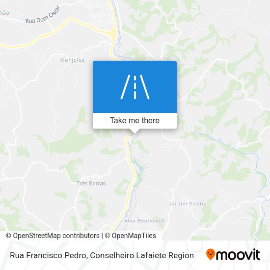 Rua Francisco Pedro map