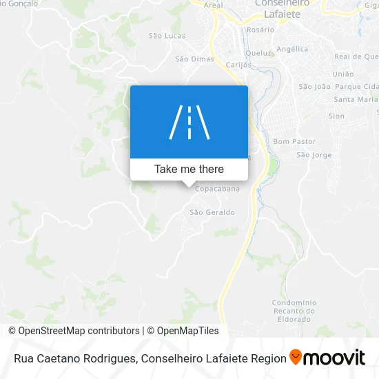 Rua Caetano Rodrigues map