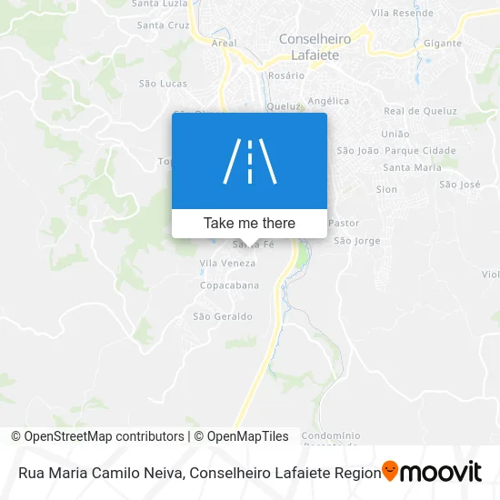 Rua Maria Camilo Neiva map