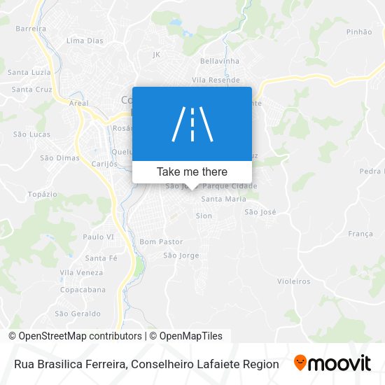 Rua Brasilica Ferreira map