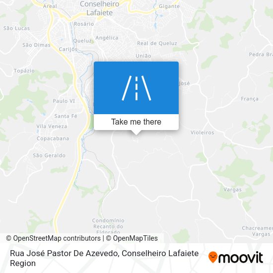 Rua José Pastor De Azevedo map