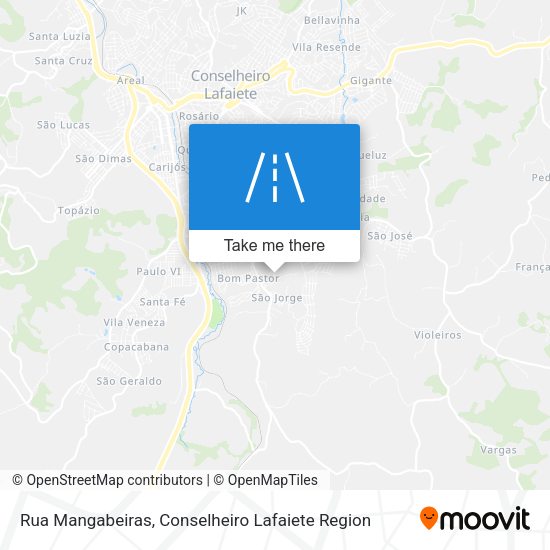 Rua Mangabeiras map
