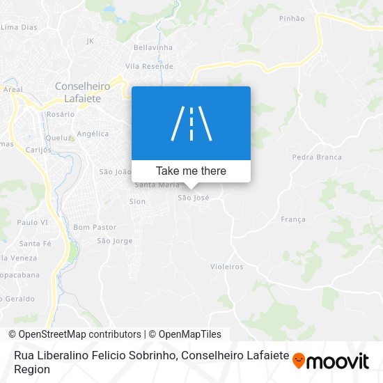 Rua Liberalino Felicio Sobrinho map