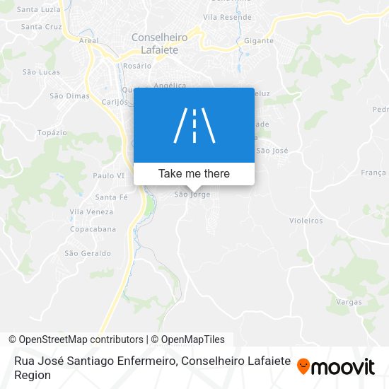 Rua José Santiago Enfermeiro map