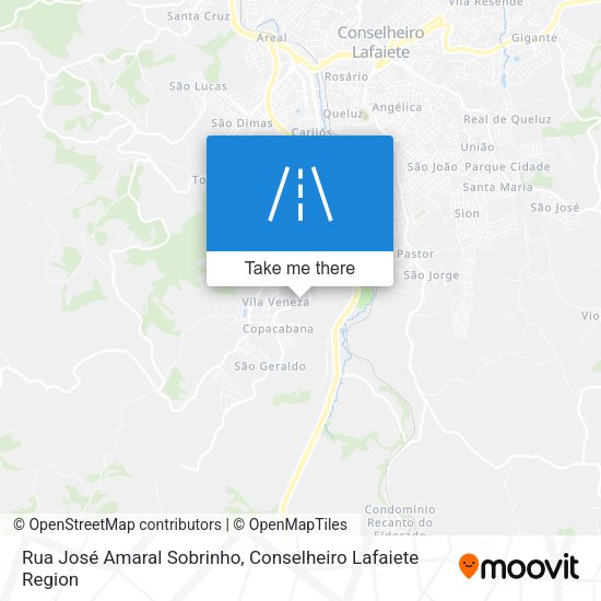 Rua José Amaral Sobrinho map