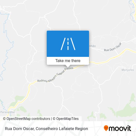 Rua Dom Oscar map