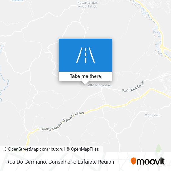 Rua Do Germano map