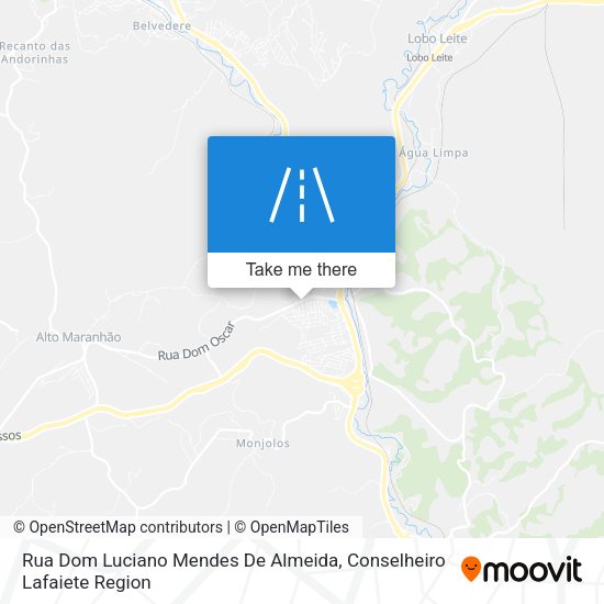 Rua Dom Luciano Mendes De Almeida map