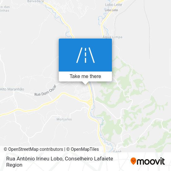 Rua Antônio Irineu Lobo map
