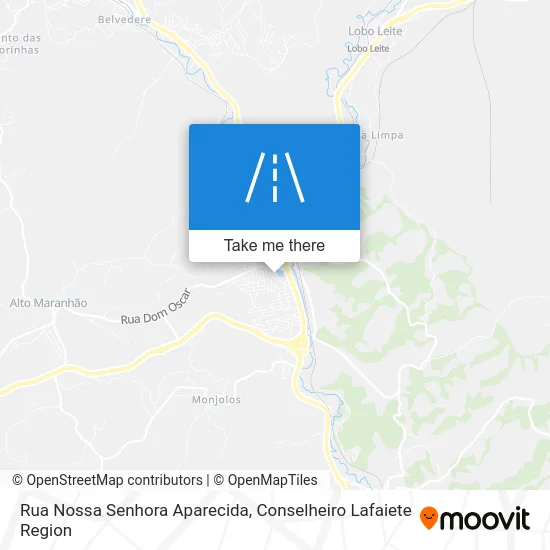 Rua Nossa Senhora Aparecida map