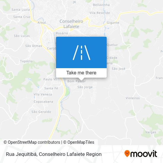 Rua Jequitibá map