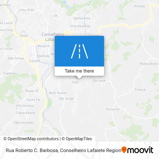 Rua Roberto C. Barbosa map