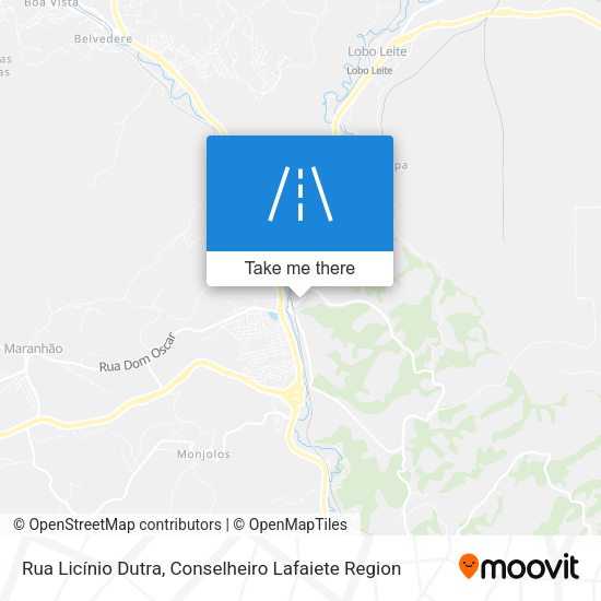 Rua Licínio Dutra map
