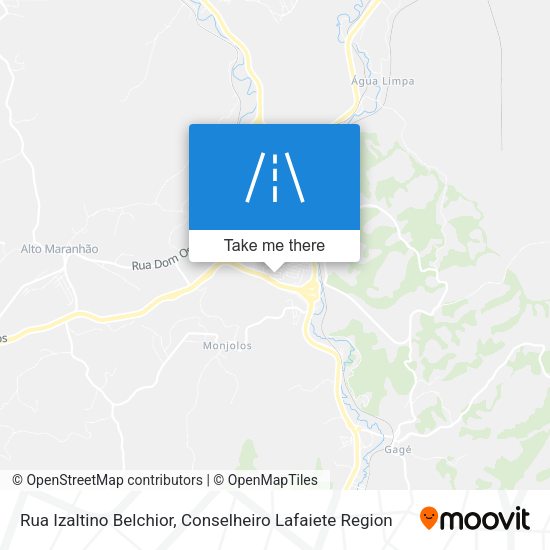Rua Izaltino Belchior map