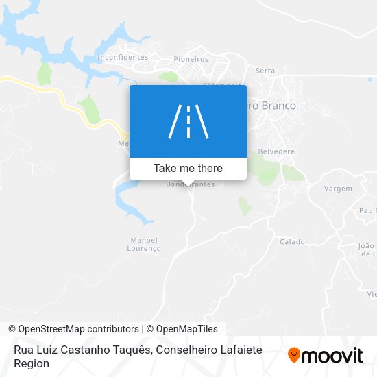 Rua Luiz Castanho Taquês map