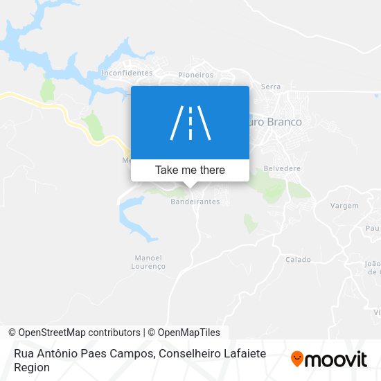 Rua Antônio Paes Campos map