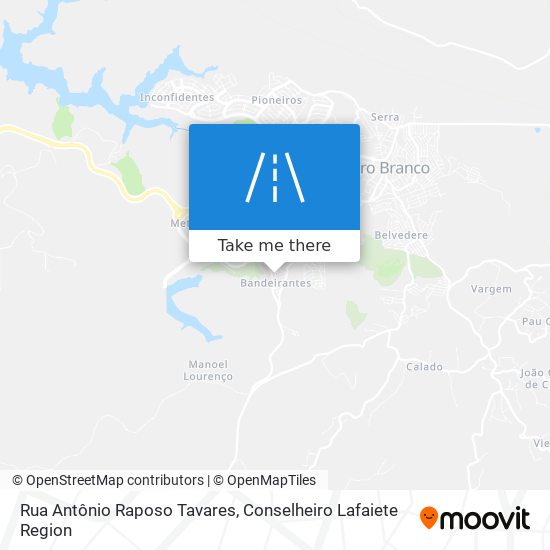 Rua Antônio Raposo Tavares map