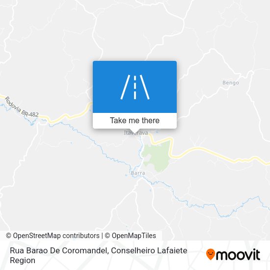 Rua Barao De Coromandel map