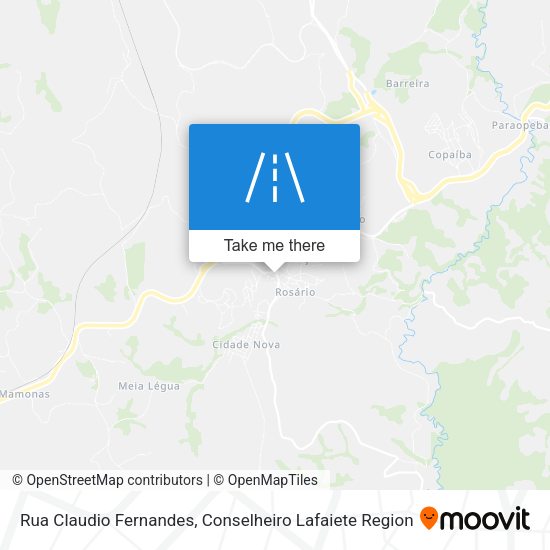 Rua Claudio Fernandes map