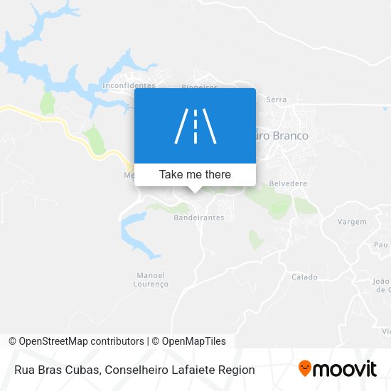 Rua Bras Cubas map