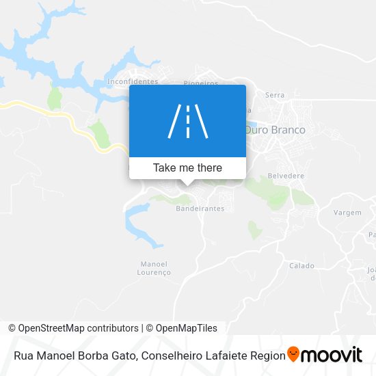 Rua Manoel Borba Gato map