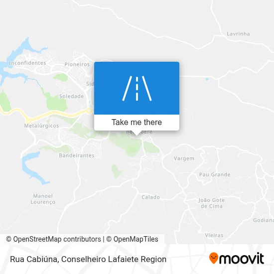 Rua Cabiúna map