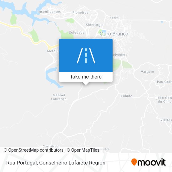 Rua Portugal map