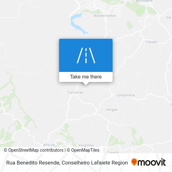 Rua Benedito Resende map