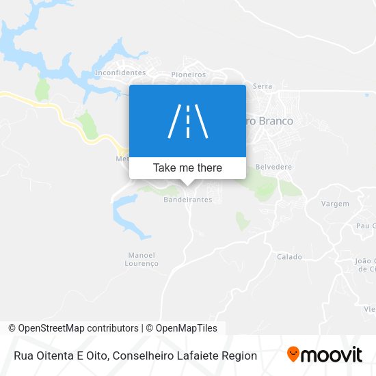Rua Oitenta E Oito map