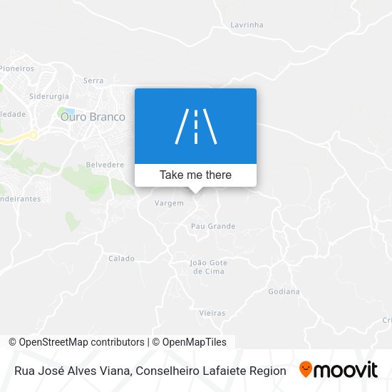 Rua José Alves Viana map