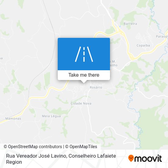 Rua Vereador José Lavino map