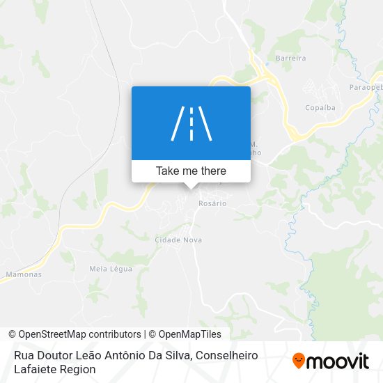 Rua Doutor Leão Antônio Da Silva map