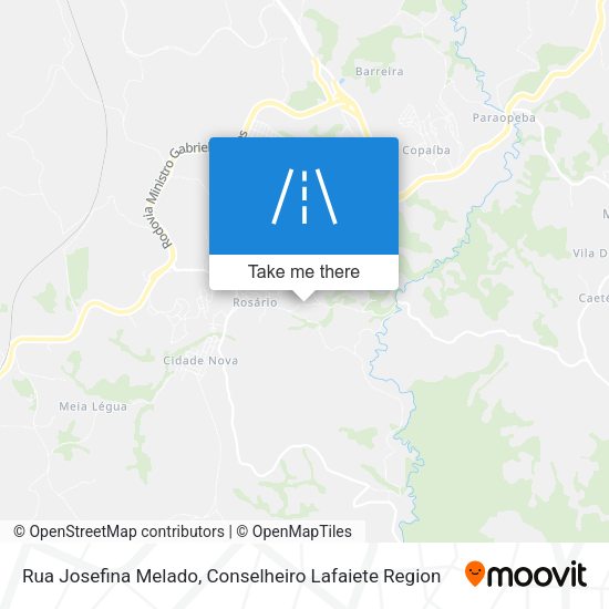 Rua Josefina Melado map