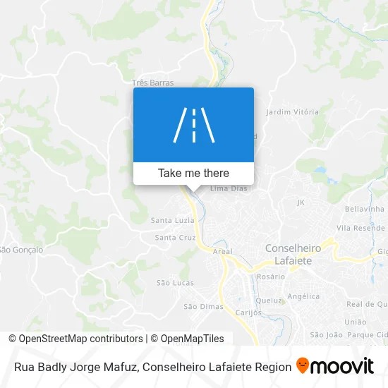 Rua Badly Jorge Mafuz map