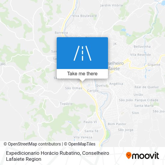 Expedicionario Horácio Rubatino map
