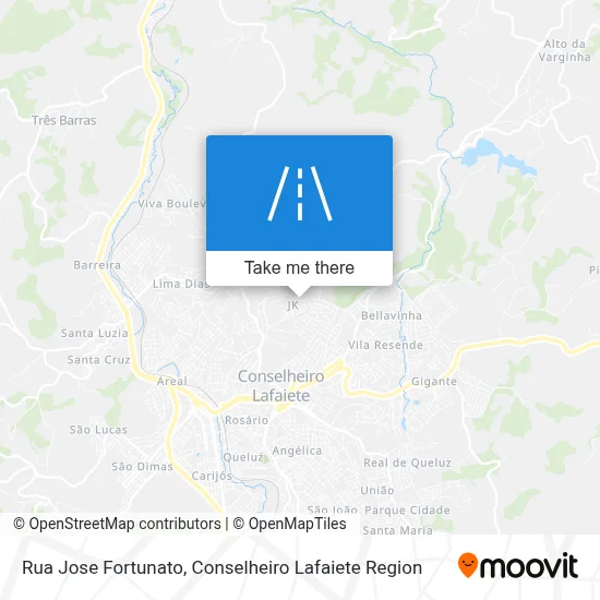 Rua Jose Fortunato map