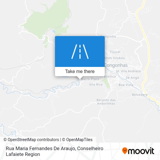 Rua Maria Fernandes De Araujo map