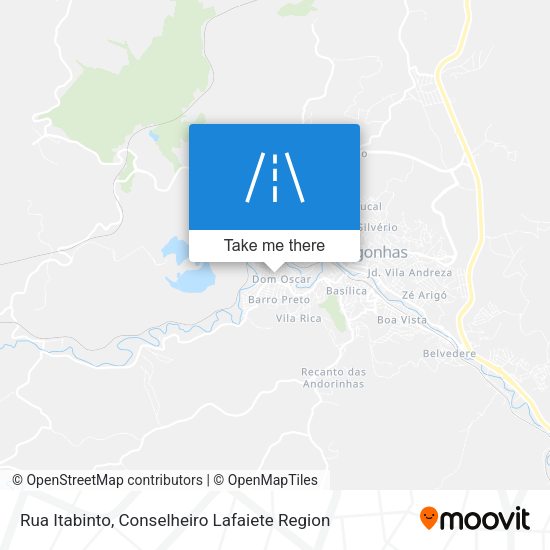Rua Itabinto map