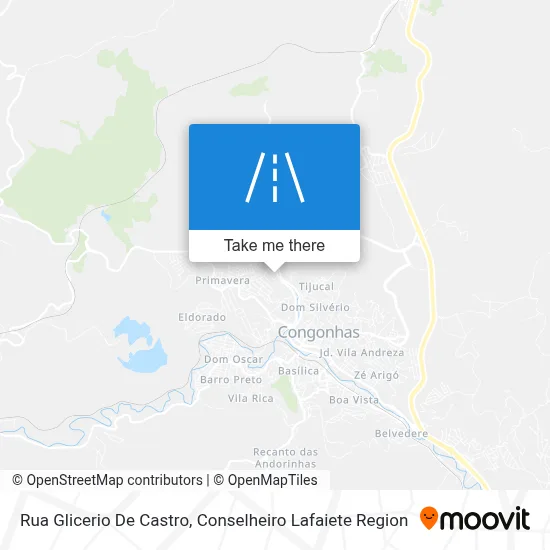 Rua Glicerio De Castro map