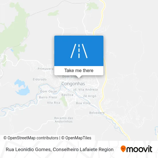 Rua Leonidio Gomes map