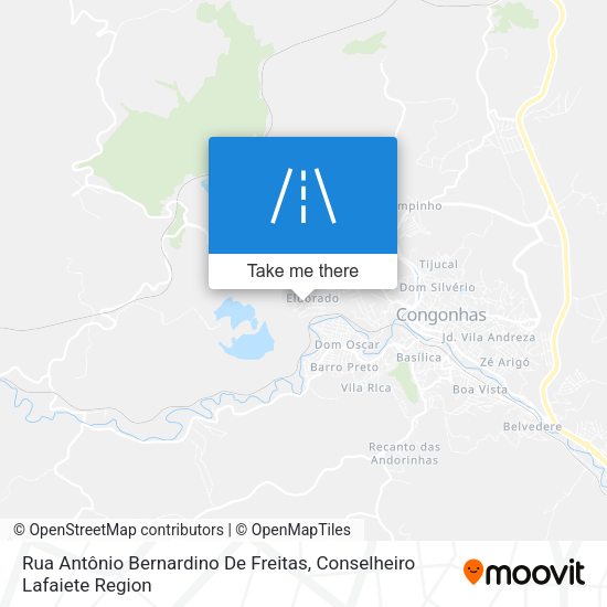 Rua Antônio Bernardino De Freitas map