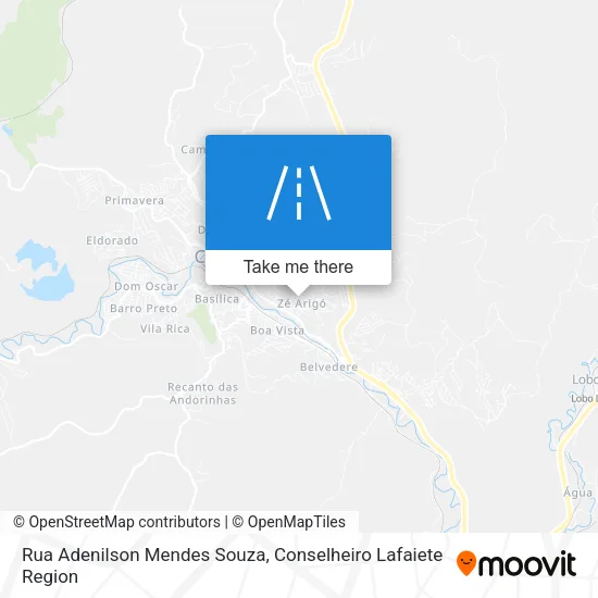 Rua Adenilson Mendes Souza map