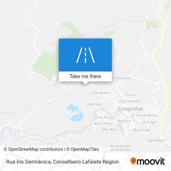 Rua Íris Germânica map